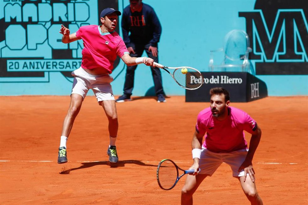 Archivo - Marcel Granollers y Horacio Zeballos, durante un partido.