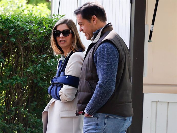 Margarita Vargas Santaella y Luis Alfonso de Borbón en el Longines Global Champions Tour 113 en el Club de Campo Villa de Madrid a 19 de Mayo de 2024 en Madrid (España).