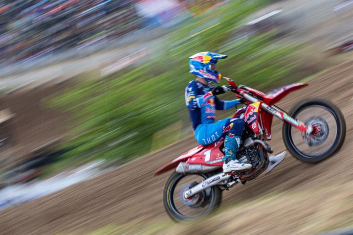 El piloto español de motocross Jorge Prado