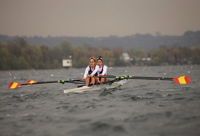 Rocío Laó, durante una competición.