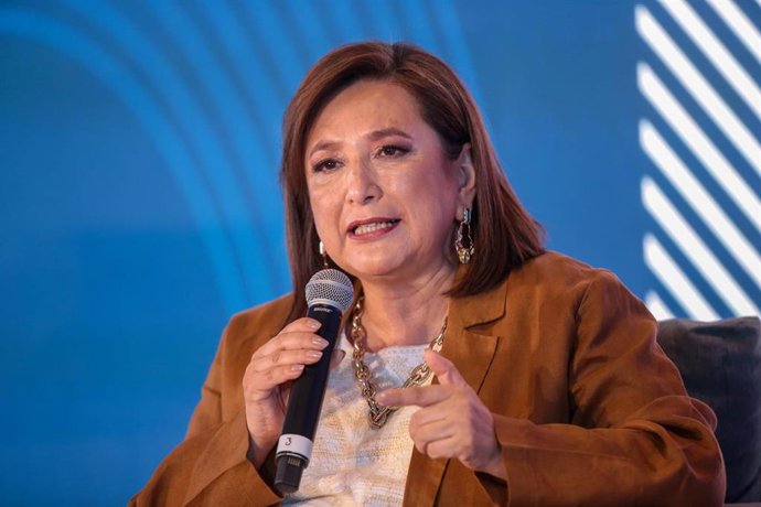La candidata presidencial mexicana Xóchitl Gálvez