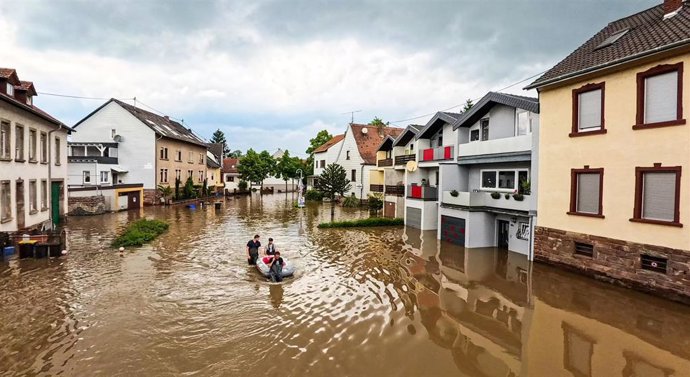 Inundaciones en Sarre, Alemania