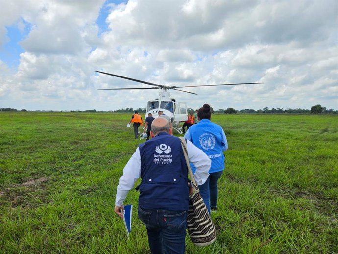 Equipo humanitario de la Defensoría del Pueblo de Colombia, del Alto Comisionado para la Paz y de la Misión de la ONU