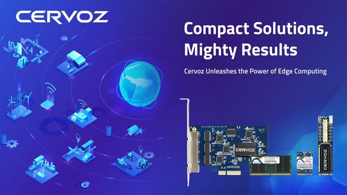Cervoz, a Taiwan-based company with decades of experience in industrial-grade storage, memory, and expansion solutions, offers comprehensive solutions to enhance edge computing capabilities. From compact NVMe SSDs and DRAM modules to advanced modular ex