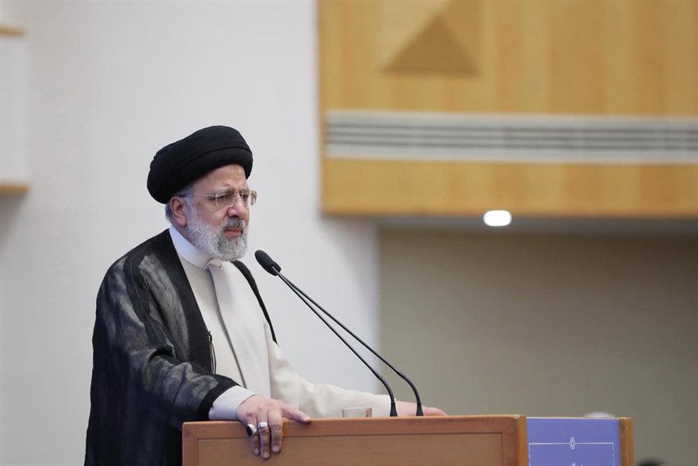 El fallecido presidente de Irán, Ebrahim Raisi, durante un acto oficial (archivo)