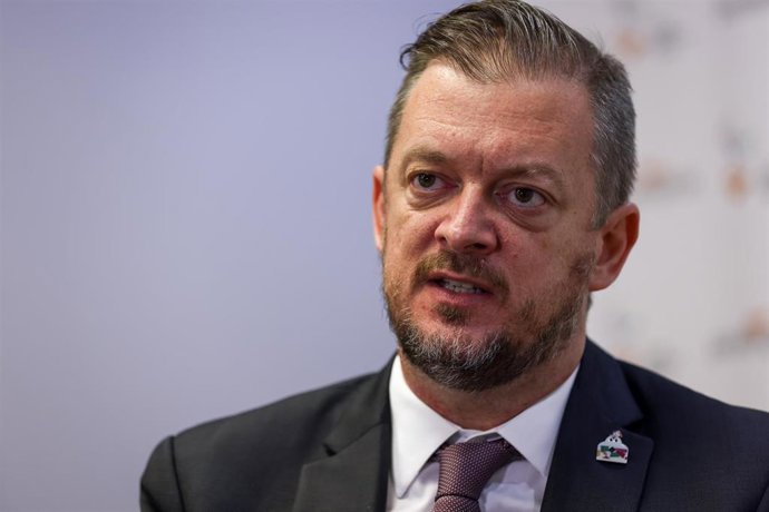 Archivo - El presidente del Comité Paralímpico Internacional en un encuentro celebrado en Madrid  