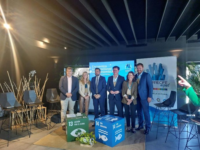 El delegado del Estado en la Zona Franca de Cádiz, Fran González, en un foro internacional celebrado en Málaga