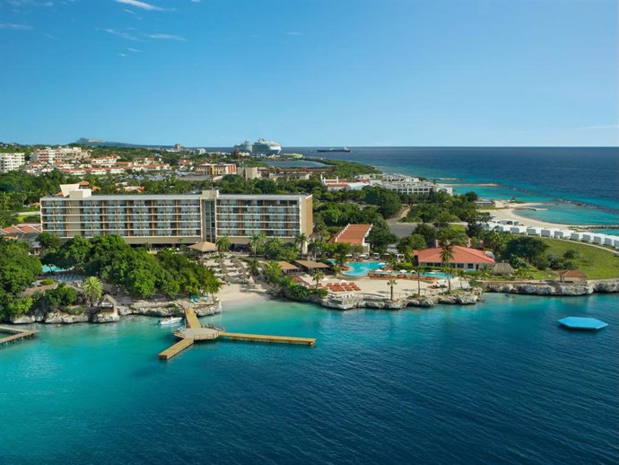 Exteriro del hotel Dreams Curaçao.