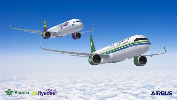 Aviones Airbus de la familia A320neo para Grupo Saudia.