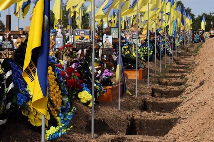 Cementerio militar ucraniano (archivo).