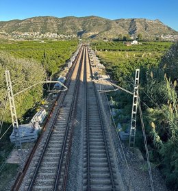 Archivo - Líneas de tren entre Silla y Gandia (Valencia)