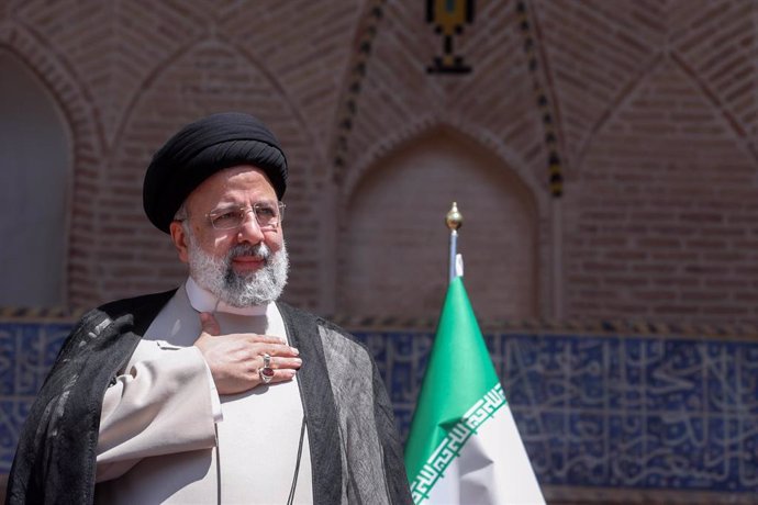 Archivo - El fallecido presidente de Irán, Ebrahim Raisi, durante un acto oficial en la provincia de Semnan (archivo)