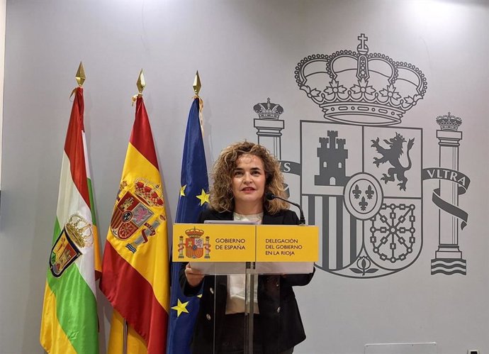 Archivo - La delegada del Gobierno en La Rioja, Beatriz Arraiz