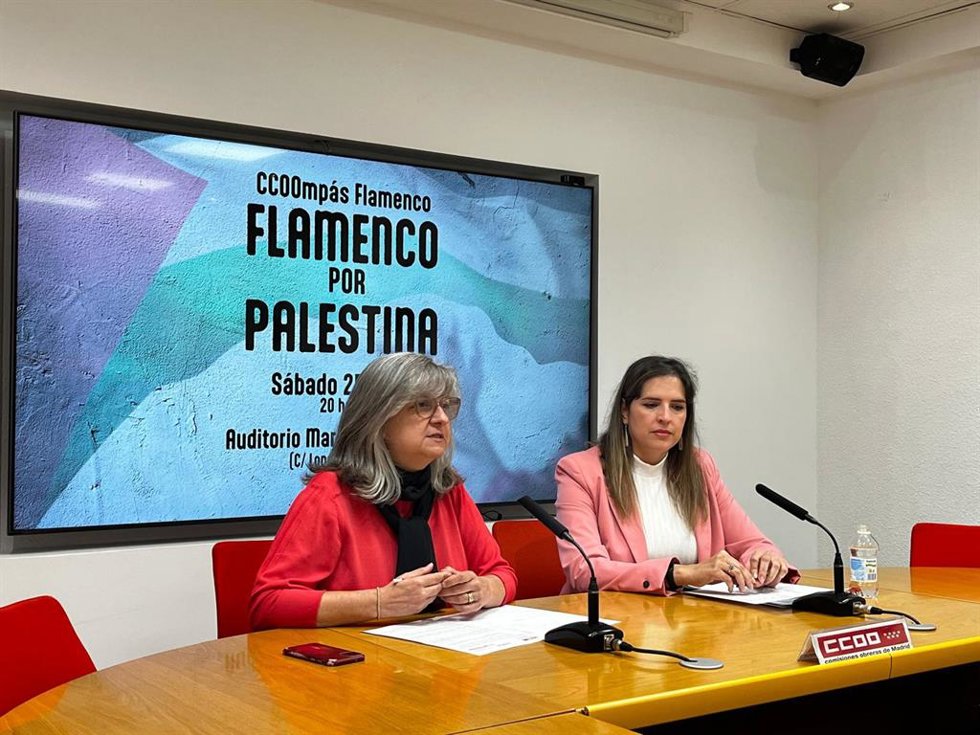 Momento de la presentación del festival solidario en la rueda de prensa celebrada este lunes