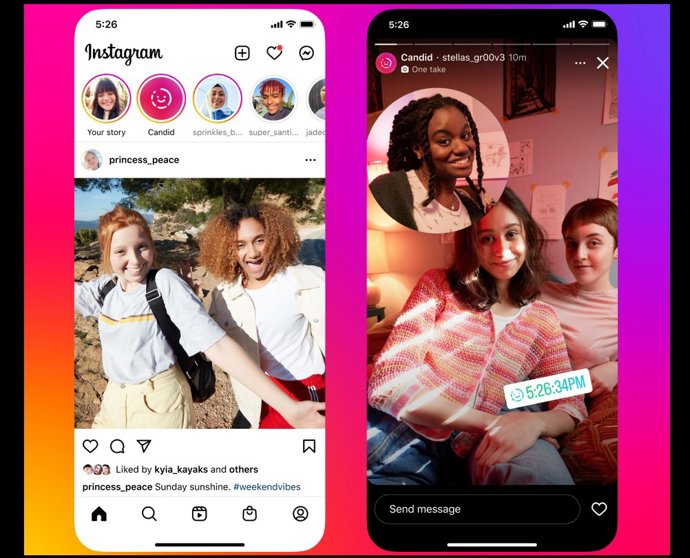 Recurso de las Historias sinceras de Instagram