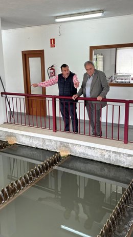 Comienzan en Laguna (Valladolid) las obras de reparación de la ETAP municipal, una de sus principales preocupaciones.