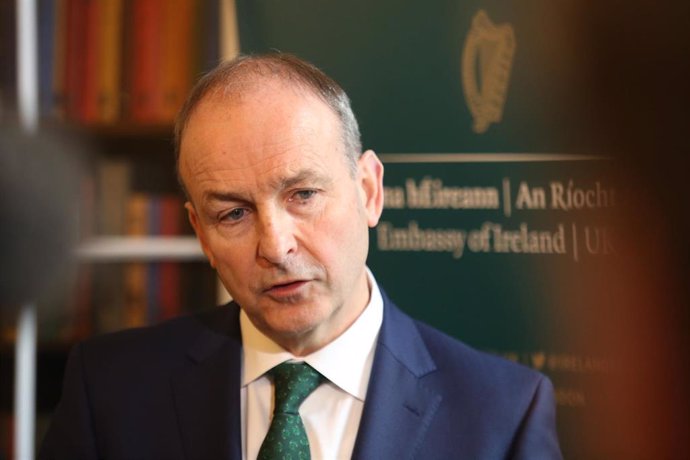 Archivo - El ministro de Exteriores de Irlanda, Micheal Martin. 