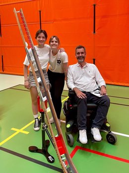 El equipo de boccia de la Fundación DACER