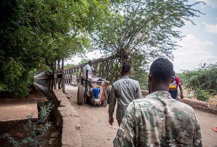 Soldados en la frontera de Somalia y Etiopía