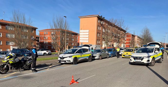 Control de la Policía Local de Santander