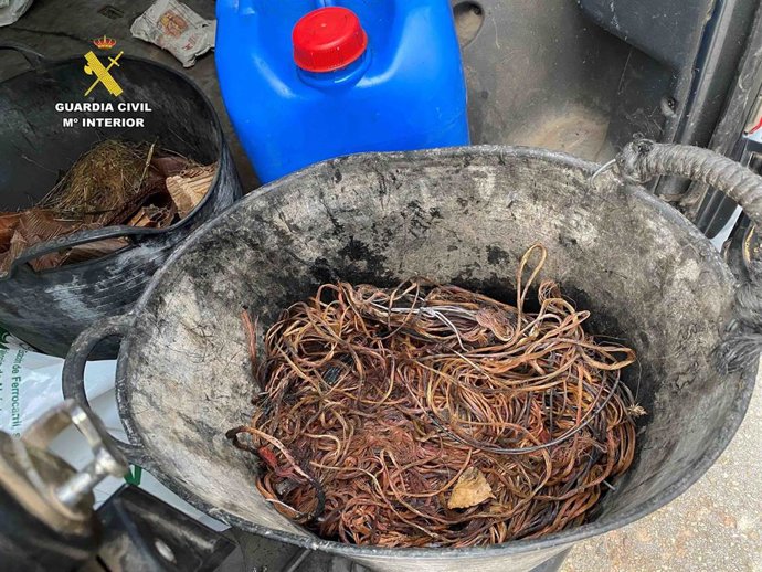 Detenido un hombre por 11 robos de canalones y cableado de cobre en Cenicero por valor de más de 15.000 euros