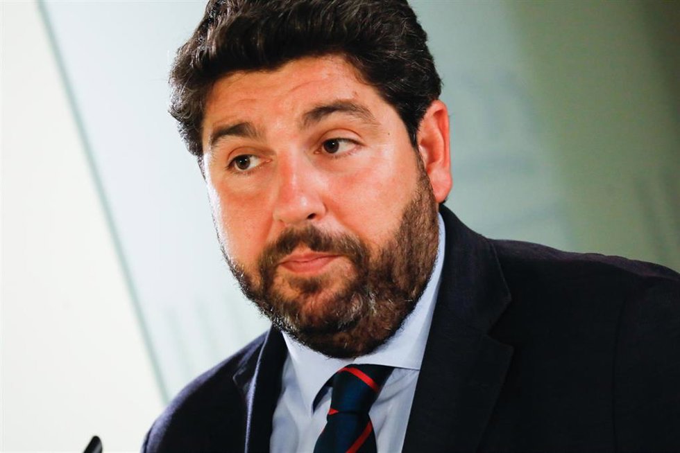 Archivo - El presidente de Murcia, Fernando López Miras