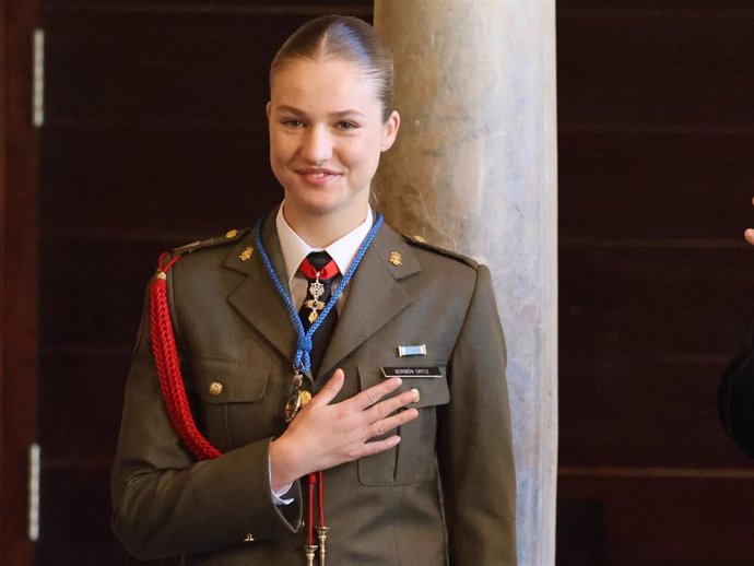 La Princesa Leonor ha recibido la Medalla de las Cortes de Aragón, el título de Hija Adoptiva de Zaragoza y la Medalla de la Comunidad Autónoma