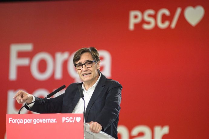 El líder del PSC i candidat del partit a la presidència de la Generalitat, Salvador Illa