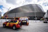 El escape de gas del Bernabéu se produjo por el pinchazo de una tubería en las obras de ampliación de aparcamientos
