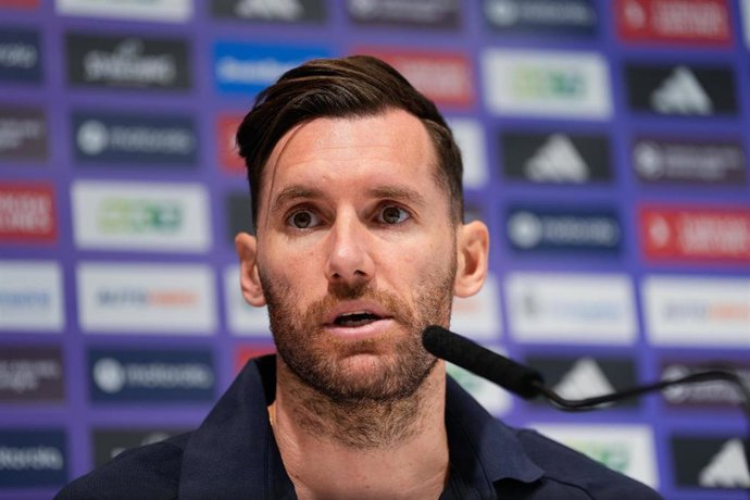 Rudy Fernández atiende a los medios en rueda de prensa