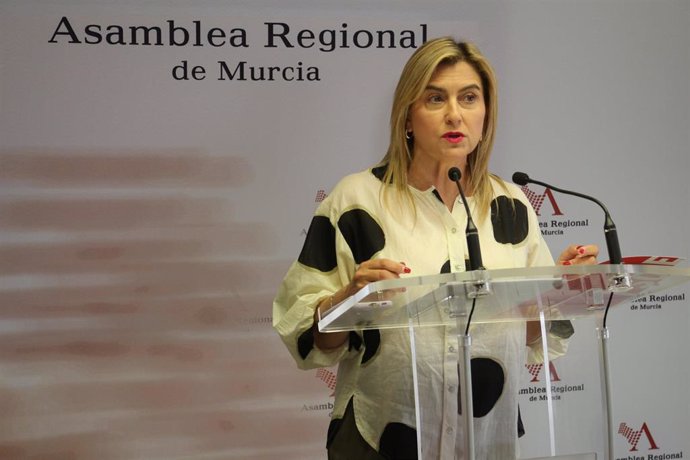 La viceportavoz del Grupo Parlamentario Socialista Carmina Fernández