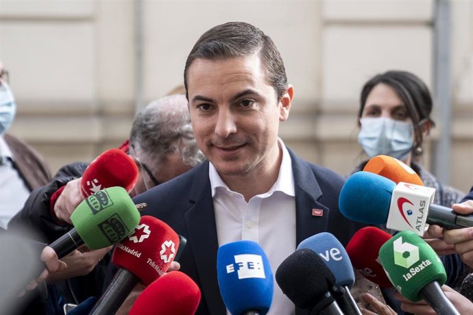 Archivo - El secretario general del PSOE en Madrid, Juan Lobato