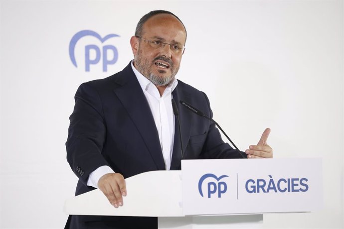 El líder del PP català, Alejandro Fernández