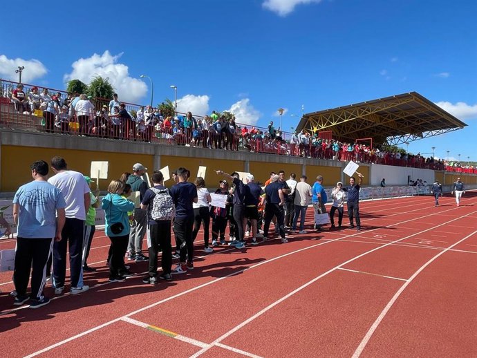 Participantes en la primera jornada de los XXXVI Juegos Provinciales de Deporte Especial.