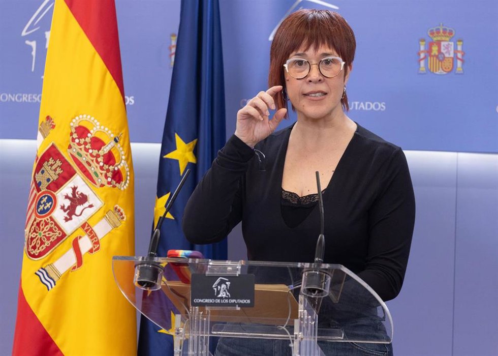 Archivo - La portavoz de Compromís en el Congreso y portavoz adjunta de Sumar, Águeda Micó, en el Congreso de los Diputados (ARCHIVO)