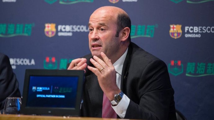 Archivo - El director ejecutivo del FC Barcelona, Òscar Grau