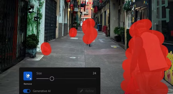 La nueva herramienta Generative Remove de Lightroom.