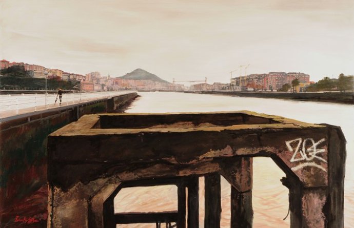 Obra 'Zoe', óleo sobre lienzo, de Iñaki Bilbao