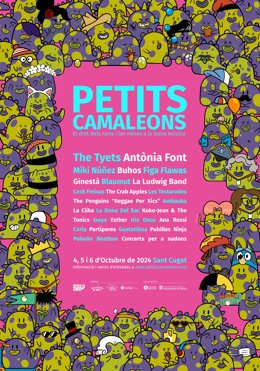 Cartell del Festival Petits Camaleons 2024