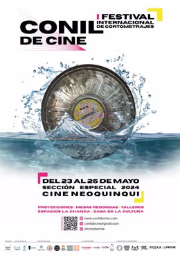 Cartel del I Festival Internacional de Cortometrajes 'Conil de Cine'