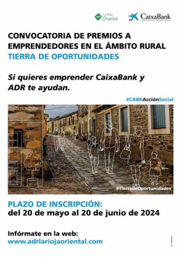 CaixaBank y la ADR La Rioja Oriental abren la convocatoria de premios Tierra de Oportunidades