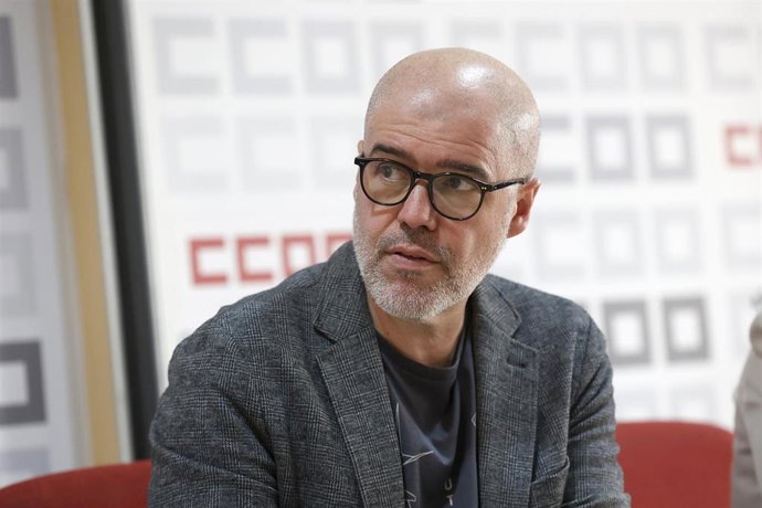 El secretario general de CCOO, Unai Sordo. 