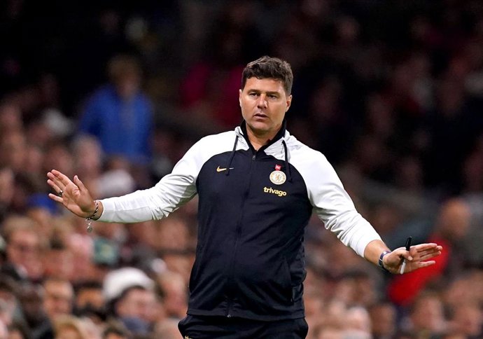 Archivo - 02 October 2023, United Kingdom, London: Chelsea manager Mauricio Pochettino gestures on the touchline during the English Premier League soccer match between Fulham and Chelsea at Craven Cottage. Photo: John Walton/PA Wire/dpa