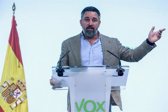 El presidente de VOX, Santiago Abascal