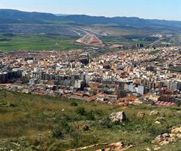 Vista aérea de Puertollano.