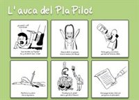 STEI distribuye en los centros el 'Auca del Pla Pilot', 15 viñetas contra el plan de elección de lengua del Govern