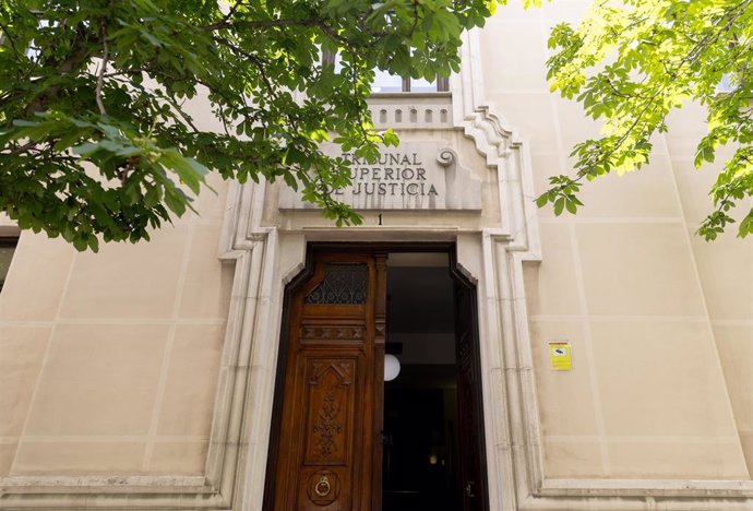 Fachada de la sede del Tribunal Superior de Justicia de Madrid, a 9 de mayo de 2024, en Madrid (España).