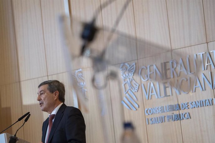 El conseller de Sanidad valenciano, Marciano Gómez, en imagen de archivo.