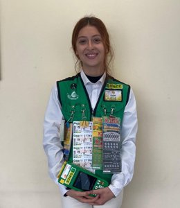 Vendedora de la ONCE.