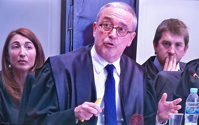 Archivo - L'advocat d'Artur Mas, Xavier Melero, en el judici del 9N 